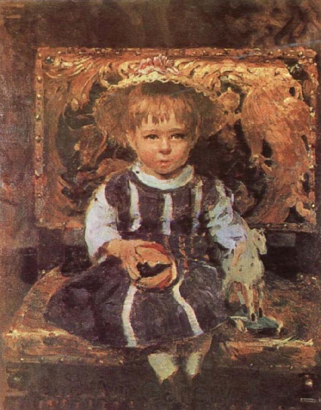 llya Yefimovich Repin Portrait of the Artist-s Daughter Vera